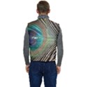 Peacock Men s Short Button Up Puffer Vest	 View4