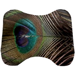 Peacock Head Support Cushion by StarvingArtisan