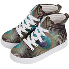 Peacock Kids  Hi-top Skate Sneakers by StarvingArtisan