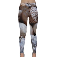 Beautiful Seashells  Classic Yoga Leggings by StarvingArtisan