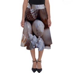 Beautiful Seashells  Perfect Length Midi Skirt by StarvingArtisan