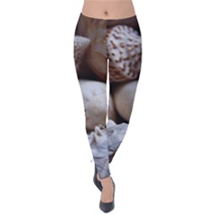 Beautiful Seashells  Velvet Leggings by StarvingArtisan