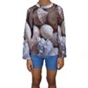 Beautiful Seashells  Kids  Long Sleeve Swimwear View1