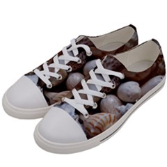 Beautiful Seashells  Men s Low Top Canvas Sneakers by StarvingArtisan