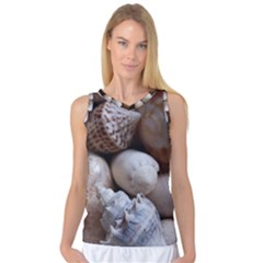 Beautiful Seashells  Women s Basketball Tank Top by StarvingArtisan