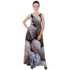 Beautiful Seashells  Empire Waist Velour Maxi Dress by StarvingArtisan