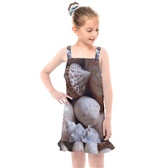 Beautiful Seashells  Kids  Overall Dress by StarvingArtisan