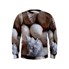 Beautiful Seashells  Kids  Sweatshirt