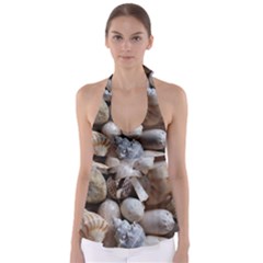 Beautiful Seashells  Babydoll Tankini Top by StarvingArtisan