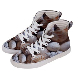 Beautiful Seashells  Women s Hi-top Skate Sneakers by StarvingArtisan