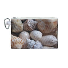 Beautiful Seashells  Canvas Cosmetic Bag (medium) by StarvingArtisan