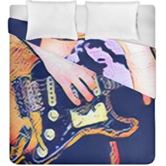 Stevie Ray Guitar  Duvet Cover Double Side (King Size)