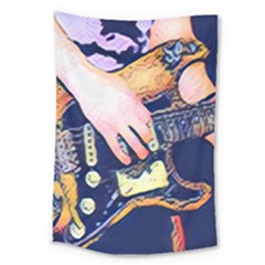 Stevie Ray Guitar  Large Tapestry