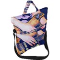 Stevie Ray Guitar  Fold Over Handle Tote Bag View1