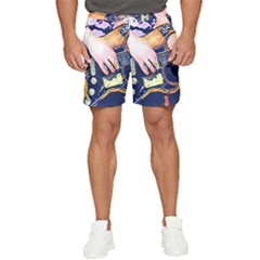 Stevie Ray Guitar  Men s Runner Shorts by StarvingArtisan