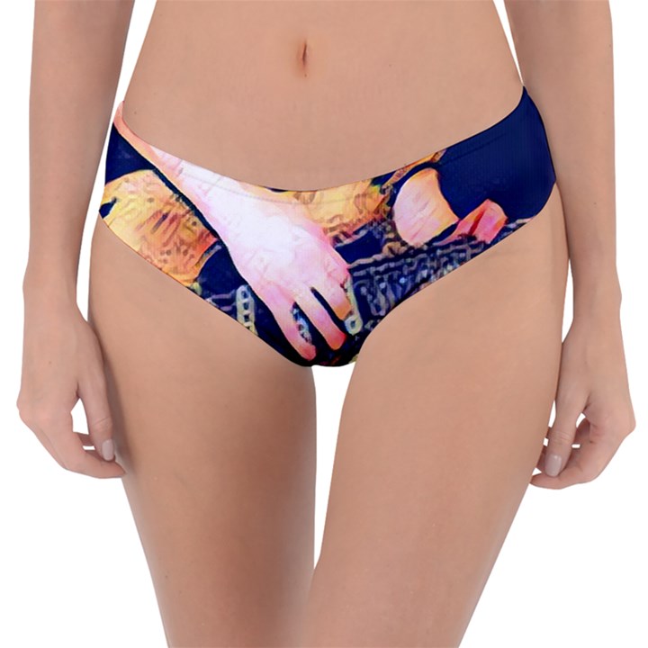 Stevie Ray Guitar  Reversible Classic Bikini Bottoms