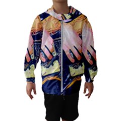 Stevie Ray Guitar  Kids  Hooded Windbreaker