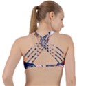 Stevie Ray Guitar  Criss Cross Racerback Sports Bra View2