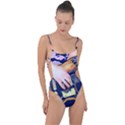 Stevie Ray Guitar  Tie Strap One Piece Swimsuit View1