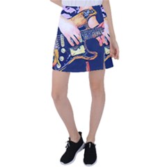 Stevie Ray Guitar  Tennis Skirt by StarvingArtisan