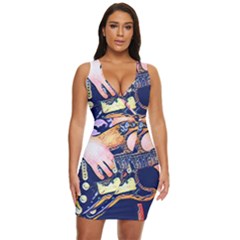 Stevie Ray Guitar  Draped Bodycon Dress by StarvingArtisan