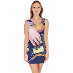 Stevie Ray Guitar  Bodycon Dress by StarvingArtisan