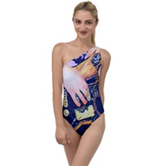 Stevie Ray Guitar  To One Side Swimsuit by StarvingArtisan