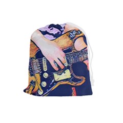 Stevie Ray Guitar  Drawstring Pouch (large) by StarvingArtisan