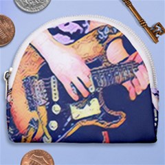 Stevie Ray Guitar  Horseshoe Style Canvas Pouch by StarvingArtisan