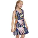 Stevie Ray Guitar  Kids  Sleeveless Tiered Mini Dress View3