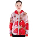 Strawberry Love Women s Zipper Hoodie View1