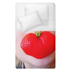 Strawberry Love Duvet Cover (single Size) by StarvingArtisan