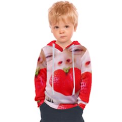 Strawberry Love Kids  Overhead Hoodie