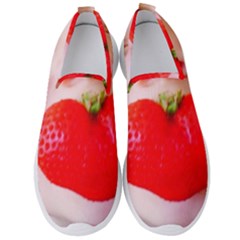 Strawberry Love Men s Slip On Sneakers by StarvingArtisan