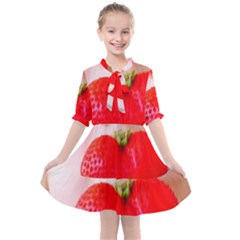 Strawberry Love Kids  All Frills Chiffon Dress by StarvingArtisan