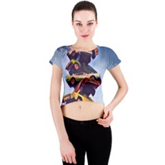 Berwyn Car Kebob Crew Neck Crop Top by StarvingArtisan