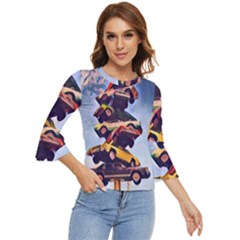 Berwyn Car Kebob Bell Sleeve Top