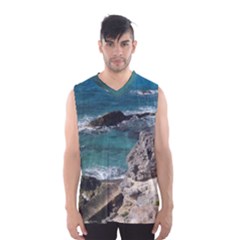 Isla Mujeres Mexico Men s Basketball Tank Top by StarvingArtisan