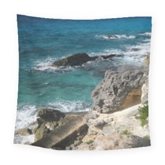 Isla Mujeres Mexico Square Tapestry (large)