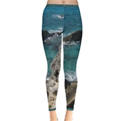 Isla Mujeres Mexico Inside Out Leggings by StarvingArtisan