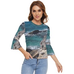 Isla Mujeres Mexico Bell Sleeve Top