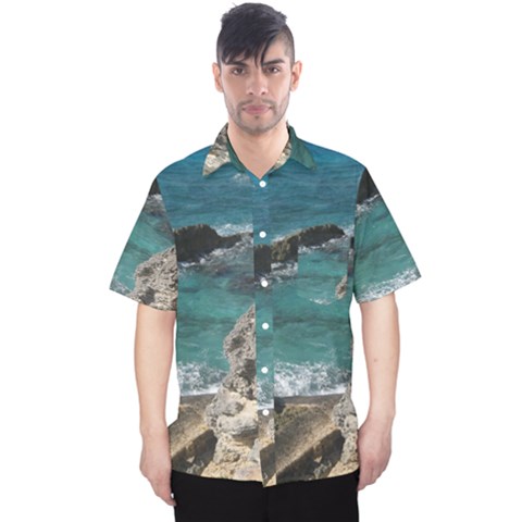 Isla Mujeres Mexico Men s Hawaii Shirt by StarvingArtisan