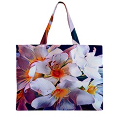 Daisy Painting  Zipper Mini Tote Bag by StarvingArtisan