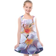 Daisy Painting  Kids  Cross Back Dress by StarvingArtisan