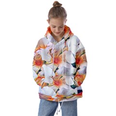 Daisy Painting  Kids  Oversized Hoodie