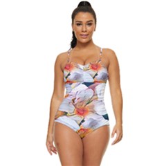 Daisy Painting  Retro Full Coverage Swimsuit by StarvingArtisan