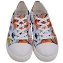 Daisy Painting  Men s Low Top Canvas Sneakers View1