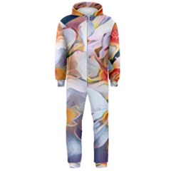 Daisy Painting  Hooded Jumpsuit (men)