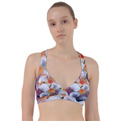 Daisy Painting  Sweetheart Sports Bra by StarvingArtisan