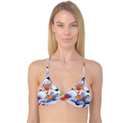 Daisy Painting  Reversible Tri Bikini Top by StarvingArtisan